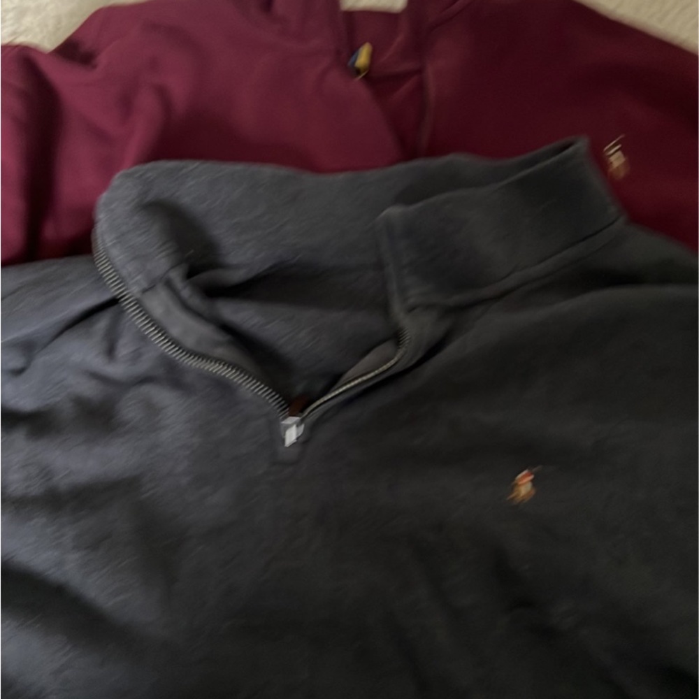 2 Polo Ralph Lauren Xxl half Zipper sweater very good condition